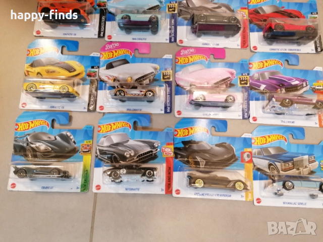 Hot Wheels Corvet, Cadillac, Chevi, El Camino, Czinger, снимка 4 - Колекции - 52355642