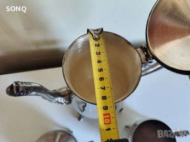 Прекрасен Стар Посребрен Сервиз, снимка 11 - Антикварни и старинни предмети - 53174122