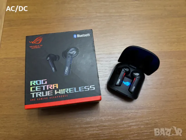 Безжични слушалки ASUS ROG Cetra True Wireless, ANC