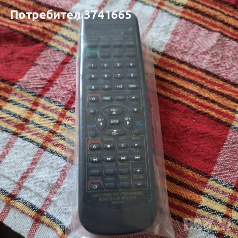 Дистанционно за ресивър Pioneer AXD7247 , снимка 2 - Ресийвъри, усилватели, смесителни пултове - 52515319