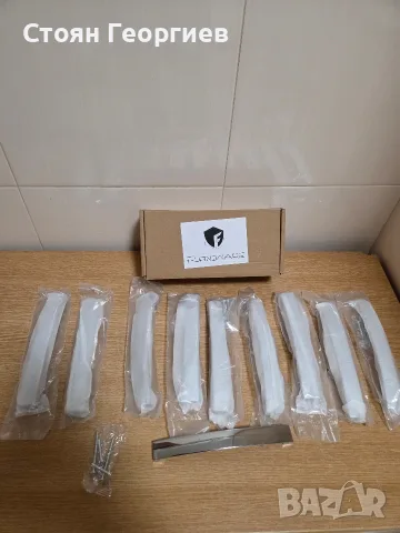 10 броя метални мебелни дръжки Furniware 17см, снимка 2 - Шкафове - 56185911