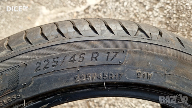 1бр 225/45/17 лятна гума Michelin Primacy 4. DOT 2024. Летни гуми Мишелин , снимка 6 - Гуми и джанти - 52651445
