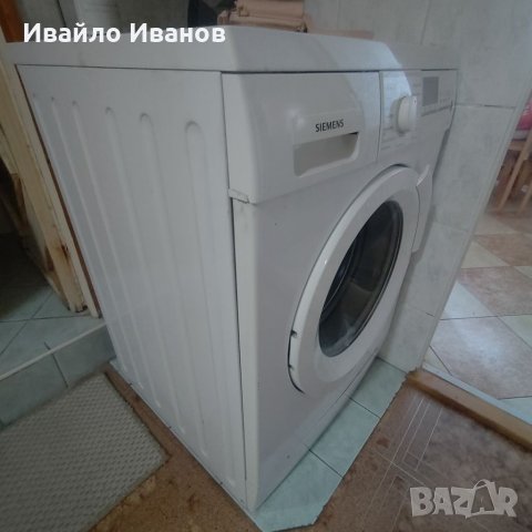 ЗА ЧАСТИ - Пералня Siemens S16-46 8kg. 1600оборота, сензорна/вземане от място, снимка 2 - Перални - 41496449