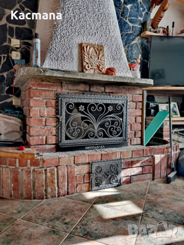 Вратични за камина от ковано желязо , снимка 12 - Други стоки за дома - 44589171