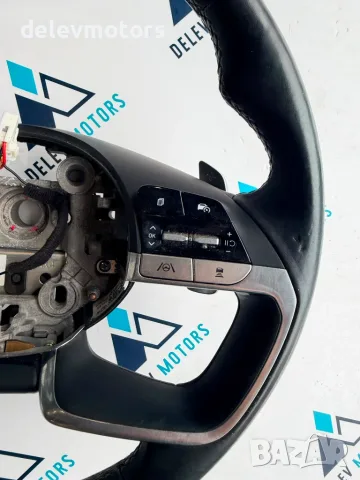 56170-n9000 волан кожен мултифункционален волан с пера от Hyundai Tucson 1.6 T-GDi Hybrid, снимка 8 - Части - 55886379