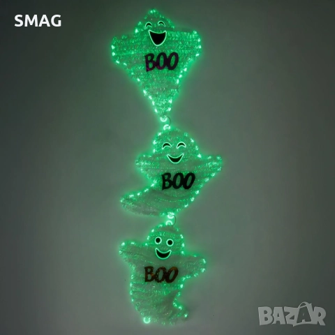 Halloween / Хелоуин декоративни висящи духчета Tinsel – Glow in the Dark, 25x70см_1255049