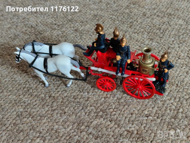 Matchbox MOY YS-46 1905 Merryweather Steam Fire Engine Мачбокс Пожарна Кола Олдтаймер, снимка 2 - Колекции - 41637253