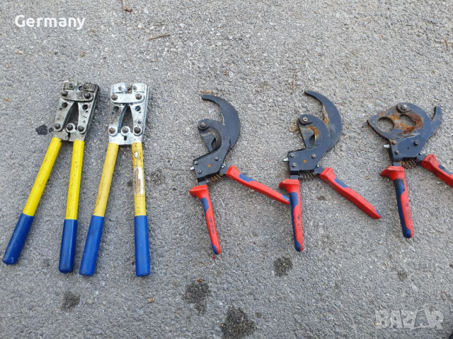 Klauke knipex кербовъчни клещи рязане на кабели, снимка 6 - Клещи - 36332518