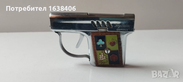 Газова запалка Corona- Fly pistol , снимка 4 - Антикварни и старинни предмети - 52664595