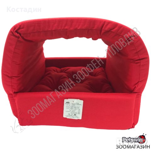 Уютна Къщичка/Легло/Тунел - за Куче/Котка - 40/40/35см - Червена Разцветка, снимка 2 - За кучета - 39138244