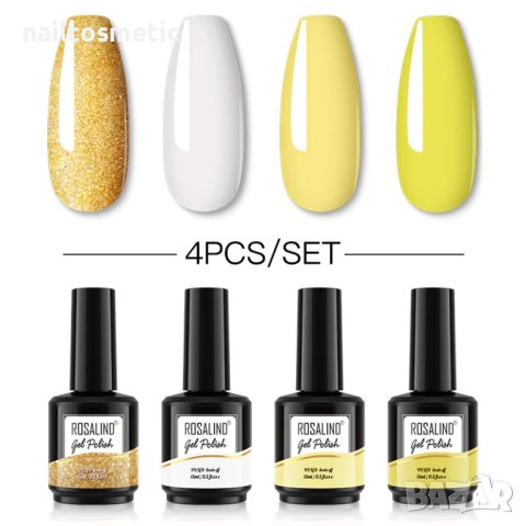 UV&LED ГЕЛ ЛАК 4 ЦВЯТА КОМПЛЕКТ 155