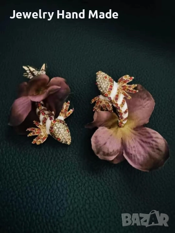 Сладки обеци "Морски свят", снимка 3 - Обеци - 51467682