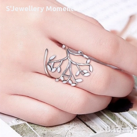 Сребърен пръстен 925 Tree of Life, снимка 2 - Гривни - 47810052