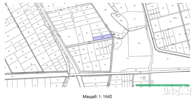 Земя, Поземлен имот село Скутаре - 5439 кв.м., снимка 2 - Земеделска земя - 42376925