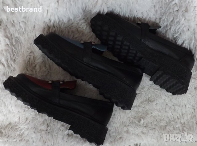 Обувки, естествена кожа, зелени, сини, бордо,  код 506/80, снимка 6 - Дамски ежедневни обувки - 40416452