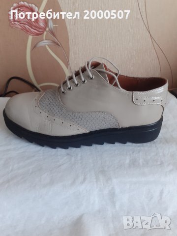 Дамски обувки от естествена кожа , снимка 4 - Дамски ежедневни обувки - 42058311