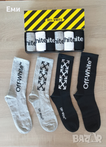 Високи  мъжки чорапи CALVIN CLEIN, KARL,  OFF WHITE, FENDI, UNDER, HUGO BOSS , снимка 5 - Мъжки чорапи - 44776199