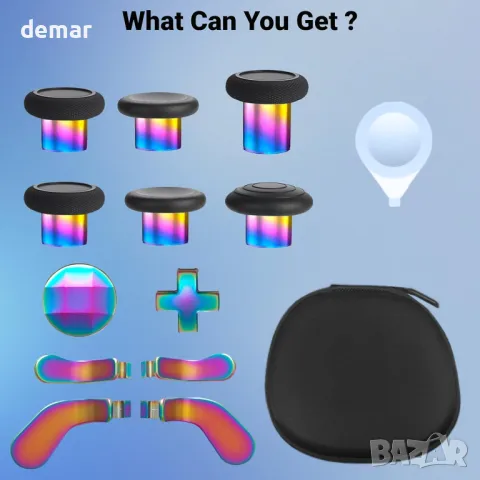 Комплект аксесоари за контролер Elite Series 2, дъга, снимка 7 - Аксесоари - 50421793