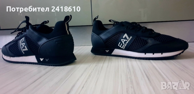 Emporio Armani EA7 Sneakers Mens Size 44 2/3 /28.6см US 10.5 UK 10 ОРИГИНАЛ! Мъжки Спортно - елегант, снимка 11 - Кецове - 52672864