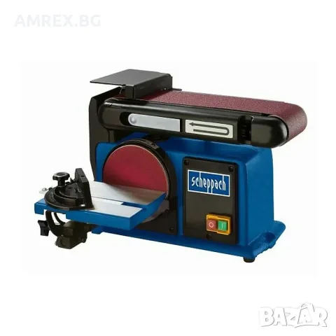 Лентов и дисков шлайф Scheppach BTS800 – 370 W, лента 915×100 мм, диск 150 мм