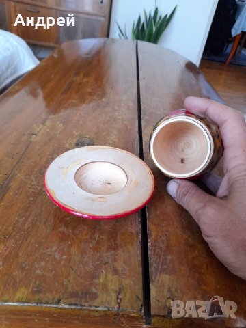 Стара дървена гъба,гъбка,сувенир #2, снимка 6 - Други ценни предмети - 41679432