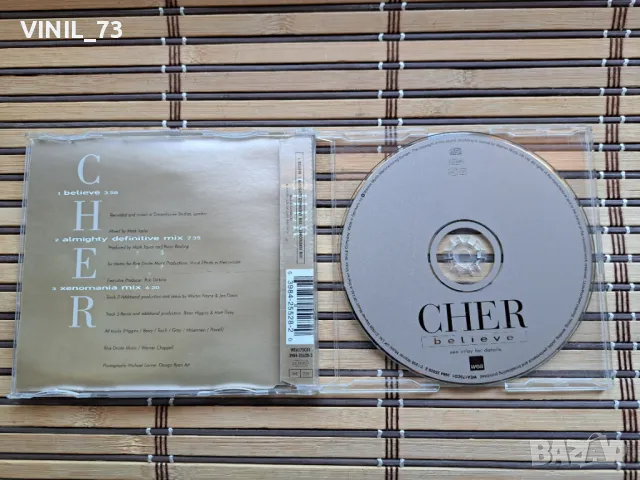 Cher – Believe, снимка 2 - CD дискове - 50344595