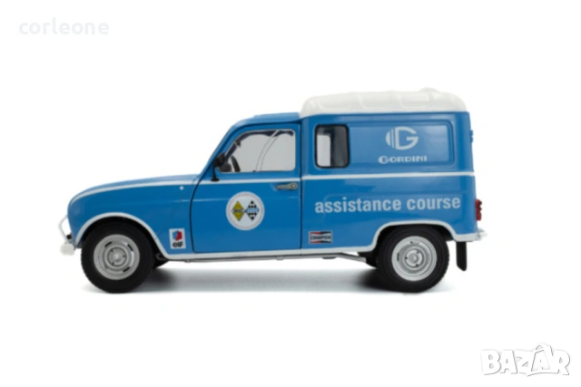 Renault 4LF4 Gordini Service 1976 - мащаб 1:18 на Solido моделът е нов в кутия, снимка 2 - Колекции - 53795459