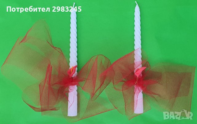 Празнични декорирани свещи , снимка 6 - Декорация за дома - 40938170