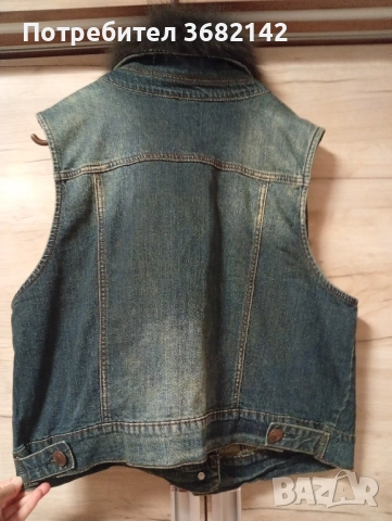 продавам Дънков елек с естествена яка , снимка 18 - Елеци - 51468264