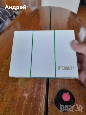 Стар електрически звънец Гонг #2, снимка 2 - Други ценни предмети - 52171828