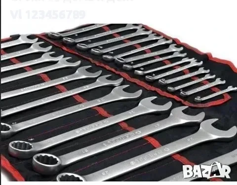 25 бр Звездогаечни прави ключове MAR-POL 6-32 мм, снимка 4 - Ключове - 52146922