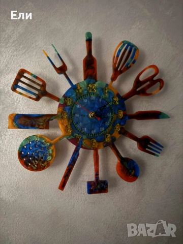 Идеален, ръчно изработен часовник за всяка кухня, а и не само