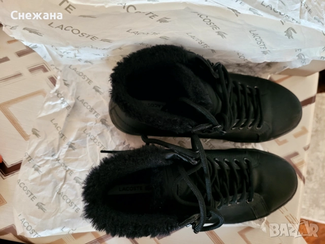 НОВИ Дамски боти LACOSTE, снимка 5 - Дамски боти - 51910443