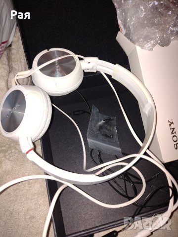 Слушалки Sony Headset MDR-ZX310 white, снимка 1 - Слушалки и портативни колонки - 42483445
