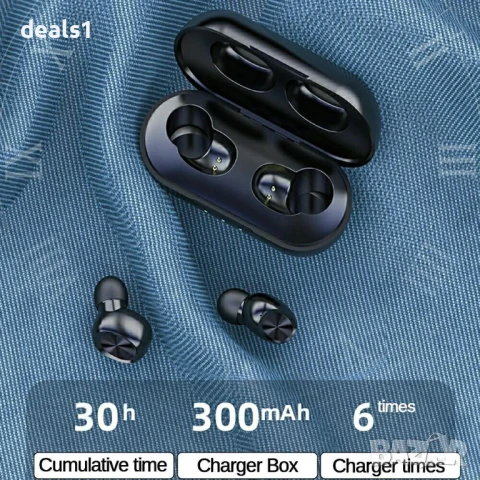 TWS BTH-239 Безжични Слушалки IPX5 Водоустойчиви Bluetooth 5.0 9D Стерео звук, снимка 2 - Безжични слушалки - 50535227
