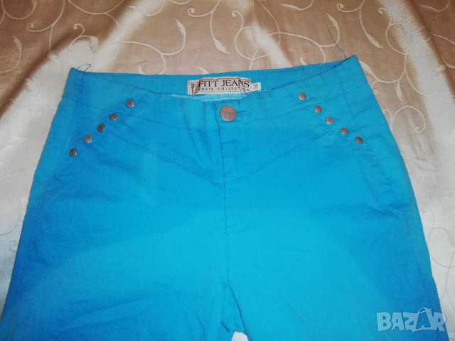 Елегантен панталон в синьо р-р S, снимка 6 - Панталони - 35895123