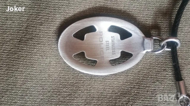 Police stainless steel, снимка 4 - Колиета, медальони, синджири - 49542947