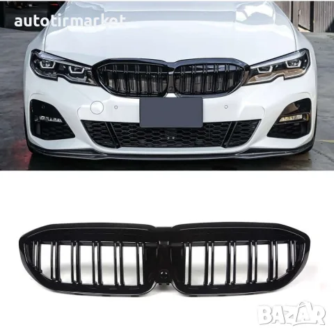 Бъбреци с двойни ребра тип M3 черен лак за BMW