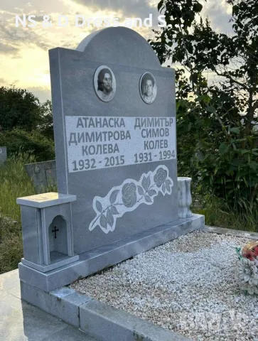 -Разделна Изработка на надгробни плочи от мрамор и гранит реставриране, снимка 2 - Траурни и погребални услуги - 47466780