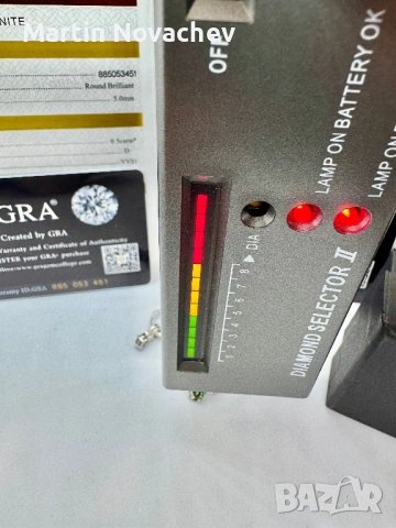 Сребърни обеци с мойсанит (Диамант) 0.5 карата, снимка 13 - Обеци - 53725579