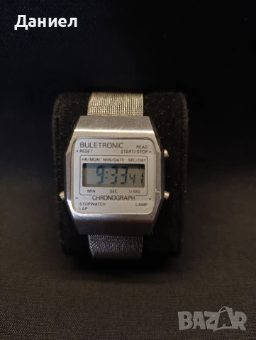 Часовник Buletronic 1981г конгресен., снимка 2 - Антикварни и старинни предмети - 51044944
