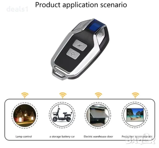 Универсално Дистанционно управление 433MHz 4 бутона, снимка 4 - Друга електроника - 50189776