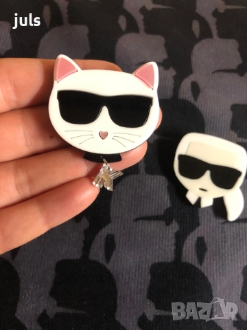 Брошки Karl Lagerfeld, снимка 3 - Други - 52023964