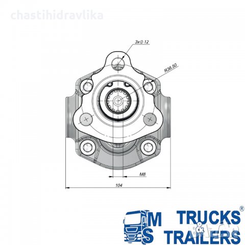 Зъбна помпа 16л, снимка 2 - Части - 33902826