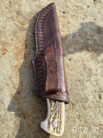 Ръчно изработен нож Еленски рог, снимка 12 - Ножове - 52322649