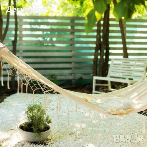 Хамак с ресни в Бохо стил - най - високо ниво на комфорт, снимка 5 - Градински мебели, декорация  - 53833083