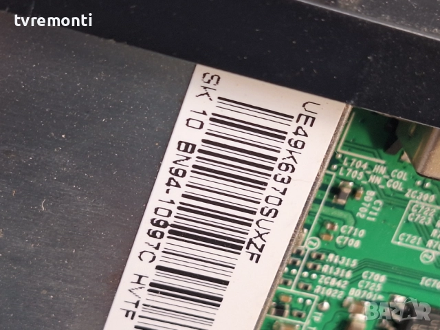 MAIN BOARD BN41-0256B BN94-10997C  за 49-инчов телевизор SAMSUNG Модел UE49K6370S, с дисплей CY-VK04, снимка 3 - Части и Платки - 52748136