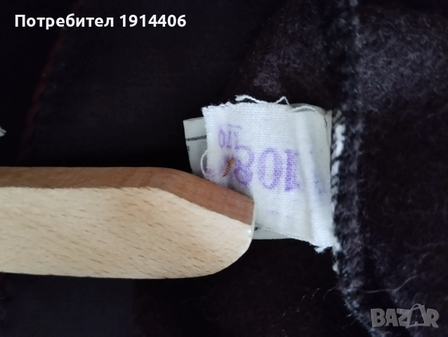 Елегантен мъжки кабинетен халат, вълна, топъл  и изящно изработен, 108/170, снимка 6 - Други - 51871017