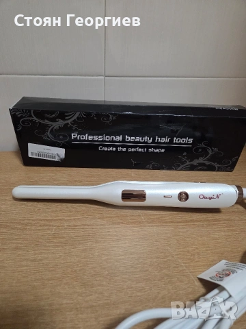 Преса за коса CkeyiN 2 в 1, преса и маша за коса PTC 30S, бързо нагряване и регулируема температура, снимка 3 - Преси за коса - 53436999