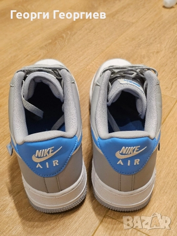Nike Air Force 1 University Blue 44 номер, снимка 2 - Маратонки - 52567491